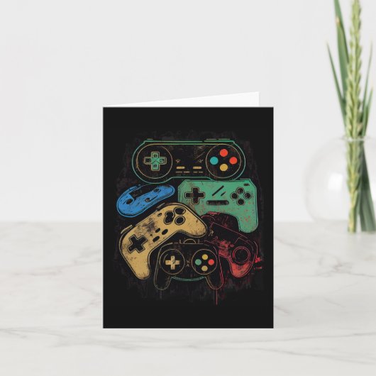 All Things Video Game Controller Gamer Graphic カード (正面)