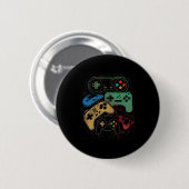All Things Video Game Controller Gamer Graphic 缶バッジ (正面&裏面)