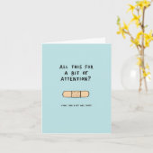 All This For Attention Get Well Card カード (黄色い花)