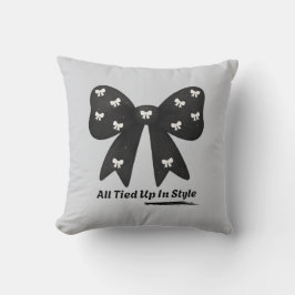 All Tied Up In Style Throw Pillow クッション