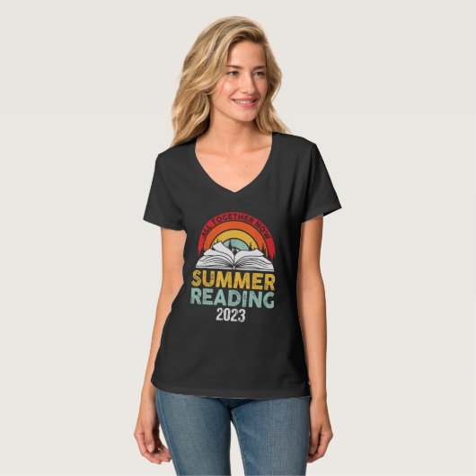 All Together Now Summer Reading Program 2023 Book  Tシャツ (正面フル)