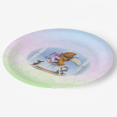 All together on the rocking horse bib ペーパープレート (アングル)