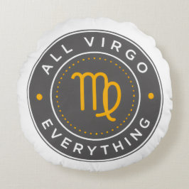 All Virgo Everything オフィシャルロゴ ラウンドピロー