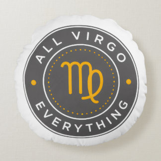 All Virgo Everything オフィシャルロゴ ラウンドピロー