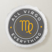 All Virgo Everything オフィシャルロゴ ラウンドピロー (裏面)