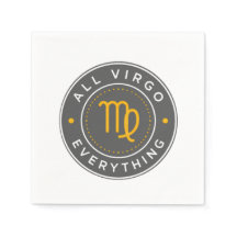 All Virgo Everything 公式ロゴ カクテルナプキン