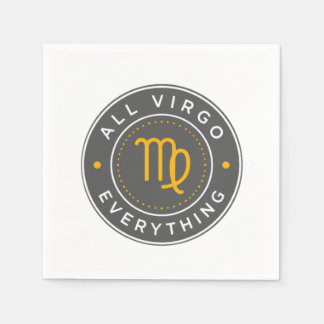 All Virgo Everything 公式ロゴ カクテルナプキン スタンダードカクテルナプキン