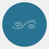 All We Need Is A New Perspective Optometry Future  ラウンドシール (正面)