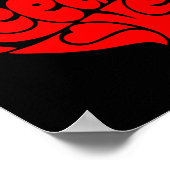 All We Need Is Love Valentine's Day Heart  ポスター (角)