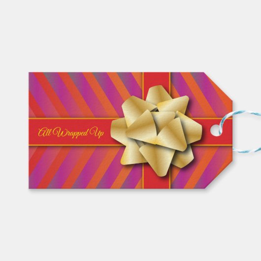 All Wrapped Up Gift Tag ギフトタグ (正面(横))