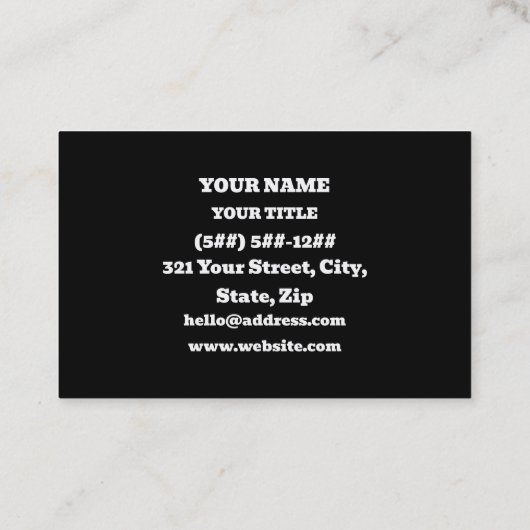 ALL YOU CAN EAT 名刺 (裏面)