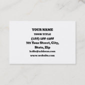 ALL YOU CAN EAT 名刺 (裏面)