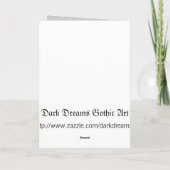 All You Get All You Get Gothic Art Greeting Card カード (裏面)