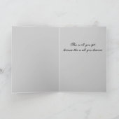 All You Get All You Get Gothic Art Greeting Card カード (内部)