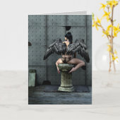 All You Get All You Get Gothic Art Greeting Card カード (黄色い花)