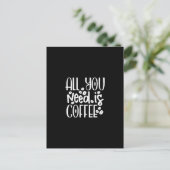all you need is coffee ポストカード (スタンド正面)