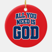 All you need is God セラミックオーナメント (裏面)