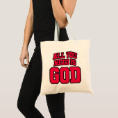 All you need is God トートバッグ (正面(商品))