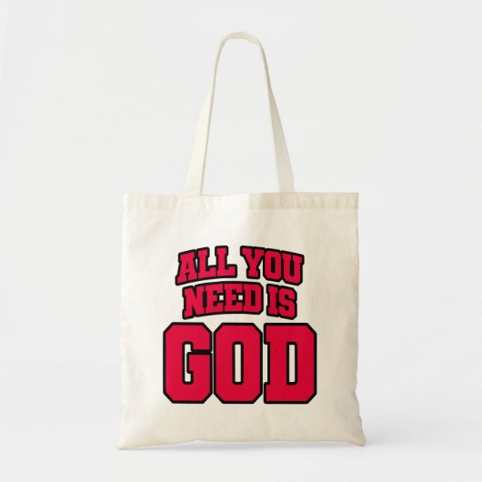 All you need is God トートバッグ (正面)