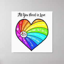 All You Need is Love キャンバスプリント