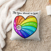 All You Need is Love クッション (ブランケット)