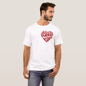 "All You Need Is Love" ホワイトTシャツ Tシャツ (正面フル)