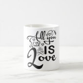 all you need is love モーフィングマグカップ (中央)