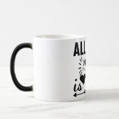 all you need is love モーフィングマグカップ (左)