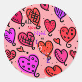 All You Need is Love ラウンドシール (正面)