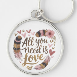 All You Need Is Love – A Gentle Boho Whisper キーホルダー