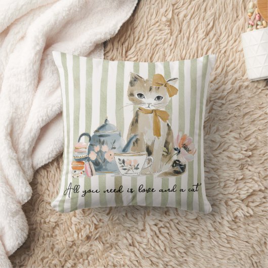All you need is love and a cat クッション (ブランケット)