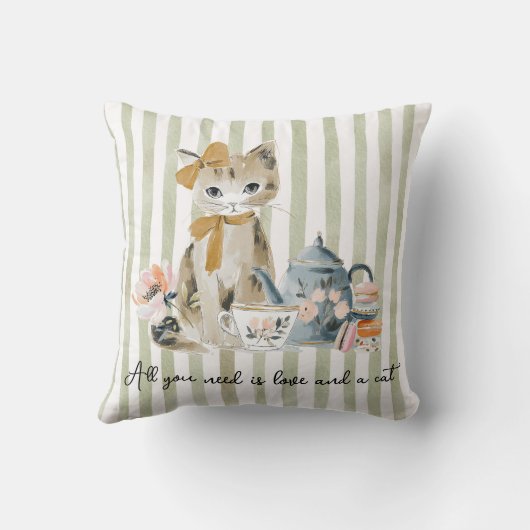 All you need is love and a cat クッション (裏面)