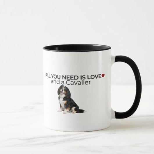 All You Need Is Love and a Cavalier Mug  マグカップ (右)