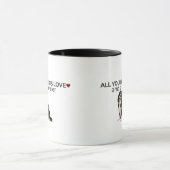 All You Need Is Love and a Cavalier Mug  マグカップ (中央)