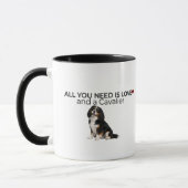 All You Need Is Love and a Cavalier Mug  マグカップ (左)