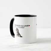 All You Need Is Love and a Cavalier Mug  マグカップ (正面左)