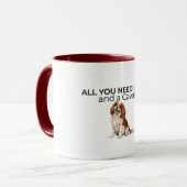 All You Need Is Love and a Cavalier Mug マグカップ (正面左)