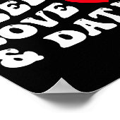 All You Need Is Love And Data Funny Valentine Data ポスター (角)