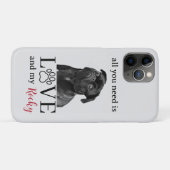 All You Need Is Love and My Dog – Custom Pet Name  Case-Mate iPhoneケース (裏面(横))