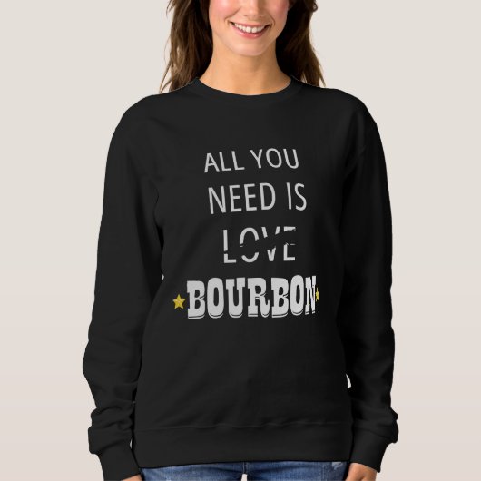 All You Need Is Love Bourbon スウェットシャツ (正面)