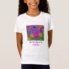 『All You Need Is Love』 KidsのTシャツ Tシャツ