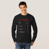 All you need is Love mathematician math teacher Tシャツ (正面フル)
