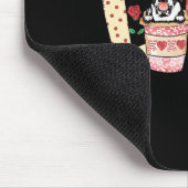 All You Need Is Love Saint Bernard And Coffee Vale マウスパッド (コーナー)