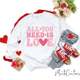 All you need is love sweatshirt, love Yourself スウェットシャツ