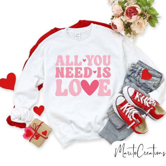 All you need is love sweatshirt, love Yourself スウェットシャツ