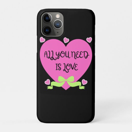 All You Need Is Love Valentine Design Case-Mate iPhoneケース (裏)