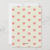 All You Need Is Love Valentines Day Heart Photo シーズンカード (裏面)