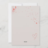 All You Need Is Love Valentines Day Photo Heart シーズンカード (裏面)