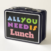 All You Need Is Lunch Lunch Box メタルランチボックス (裏面)