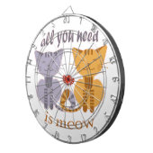 All you need is meow Valentine cats ダーツボード (正面右)